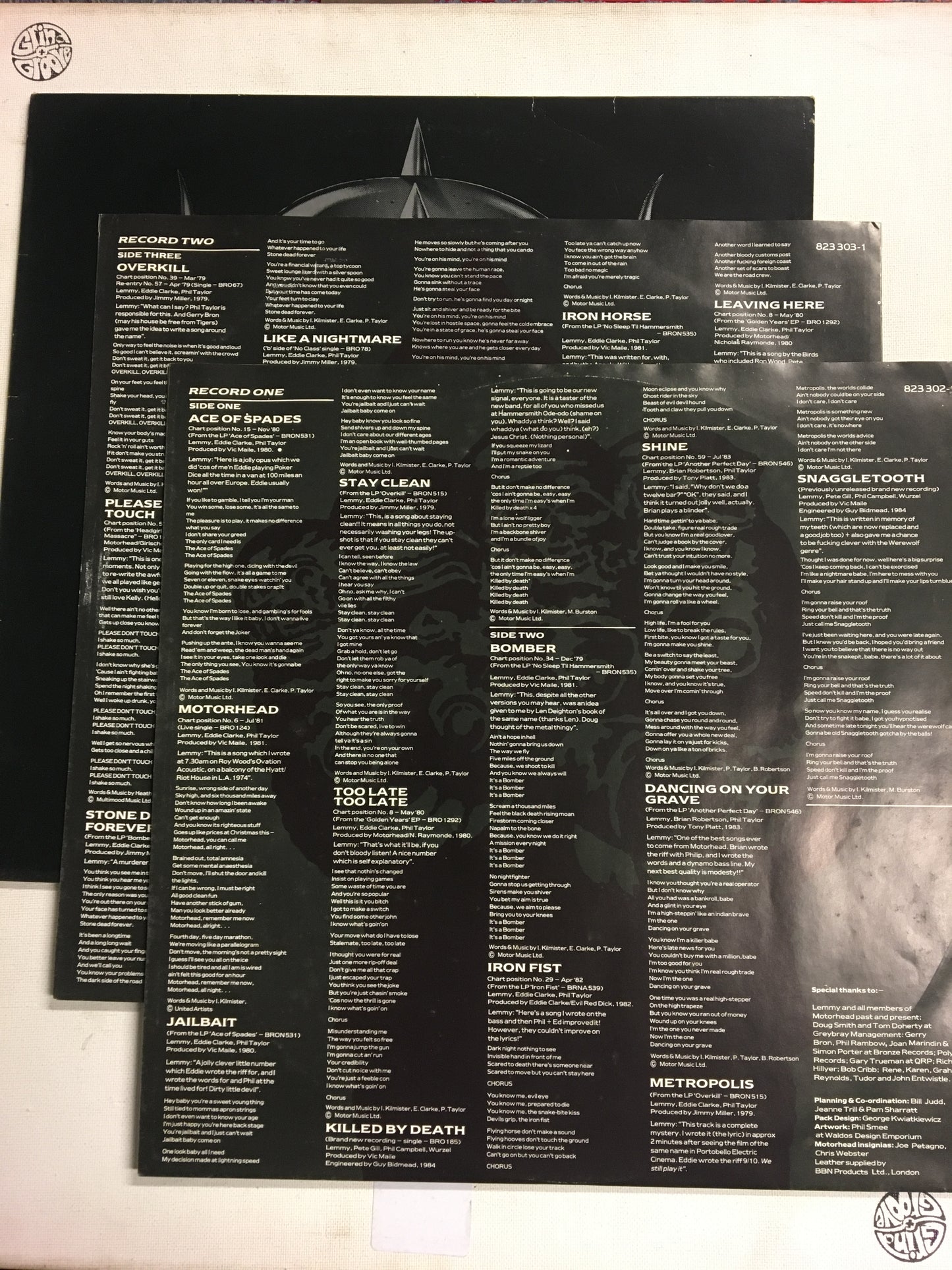 MOTORHEAD LP NO REMORSE