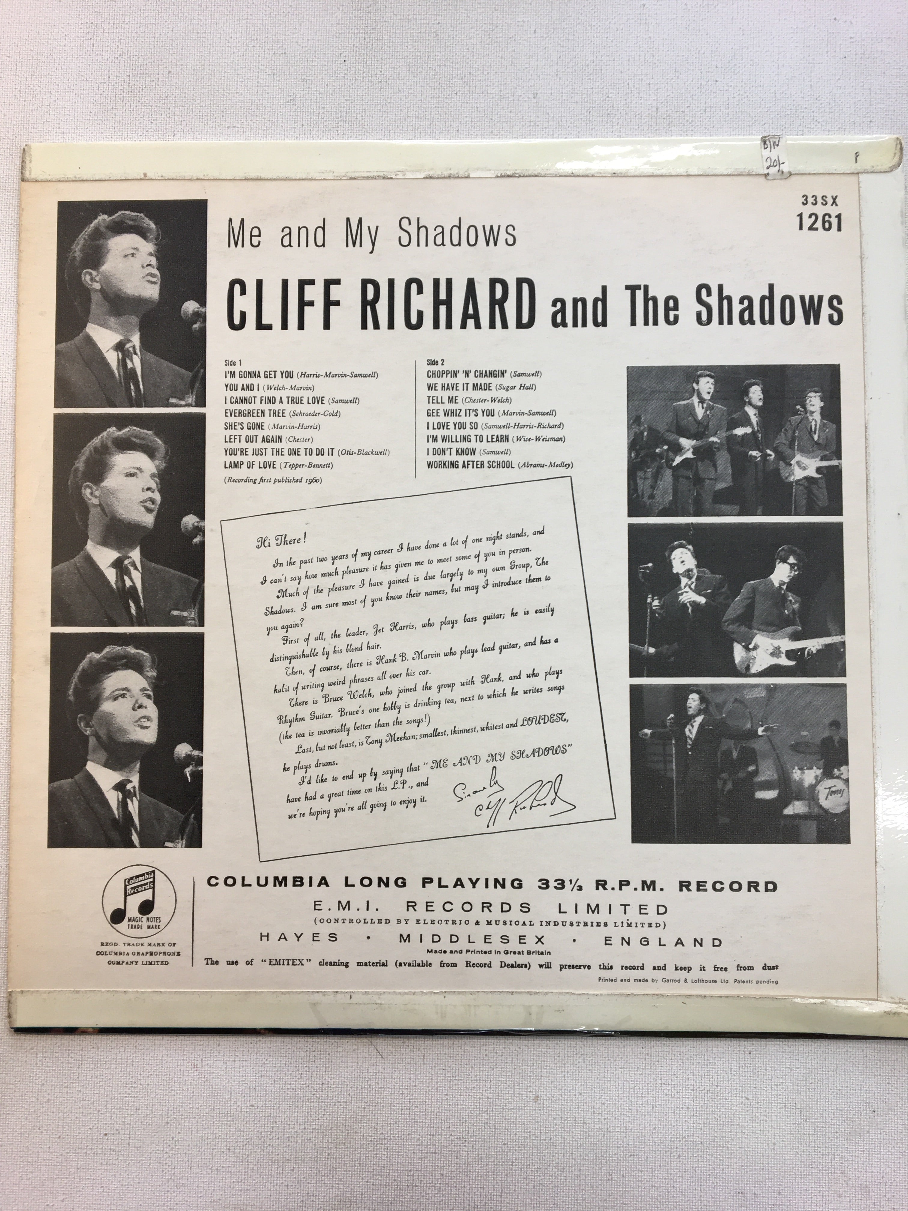 Cliff Richard – I Just Don't Have The