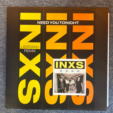 INXS: I NEED YOU TONIGHT VINYL RECORD (1988)