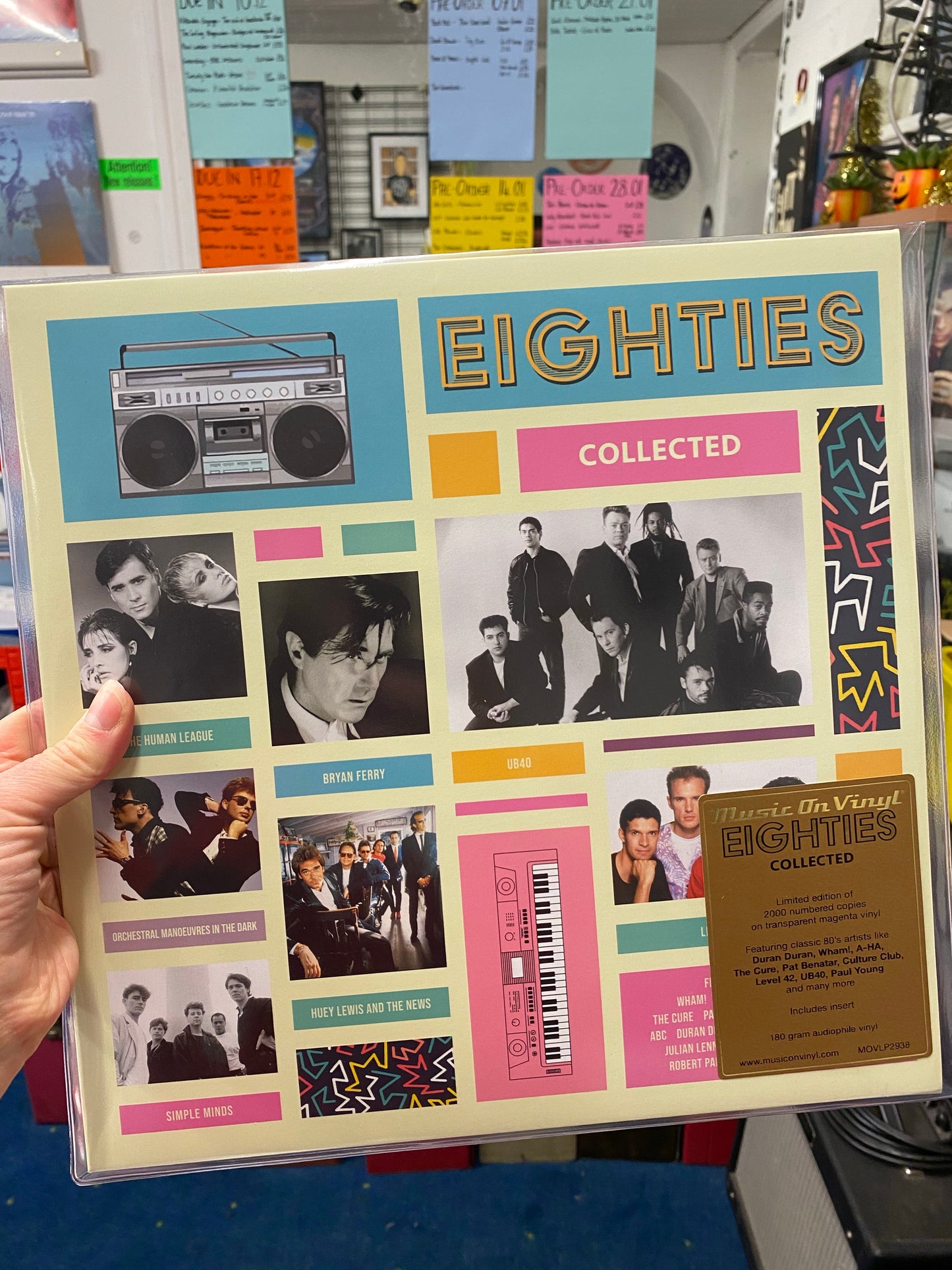 EIGHTIES COLLECTED 2LP NUMBERED LIMITED EDITION MAGENTA VINYL RECORD (12.11.21)